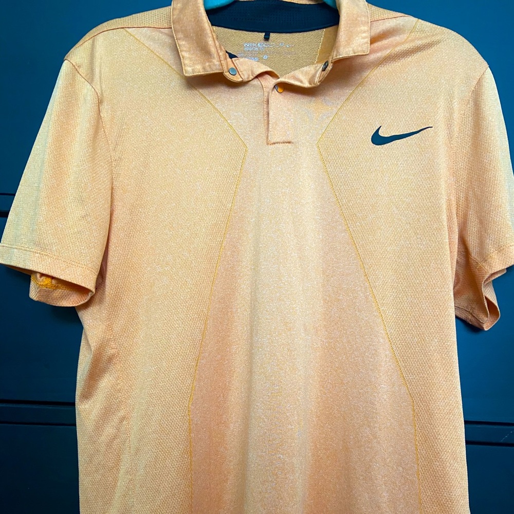 Men’s Orange Nike Golf Polo size M